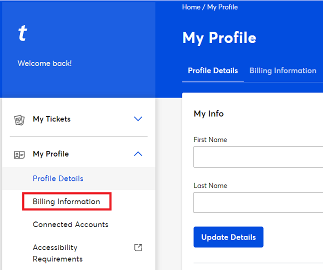 Billing Information in Navigation panel.png