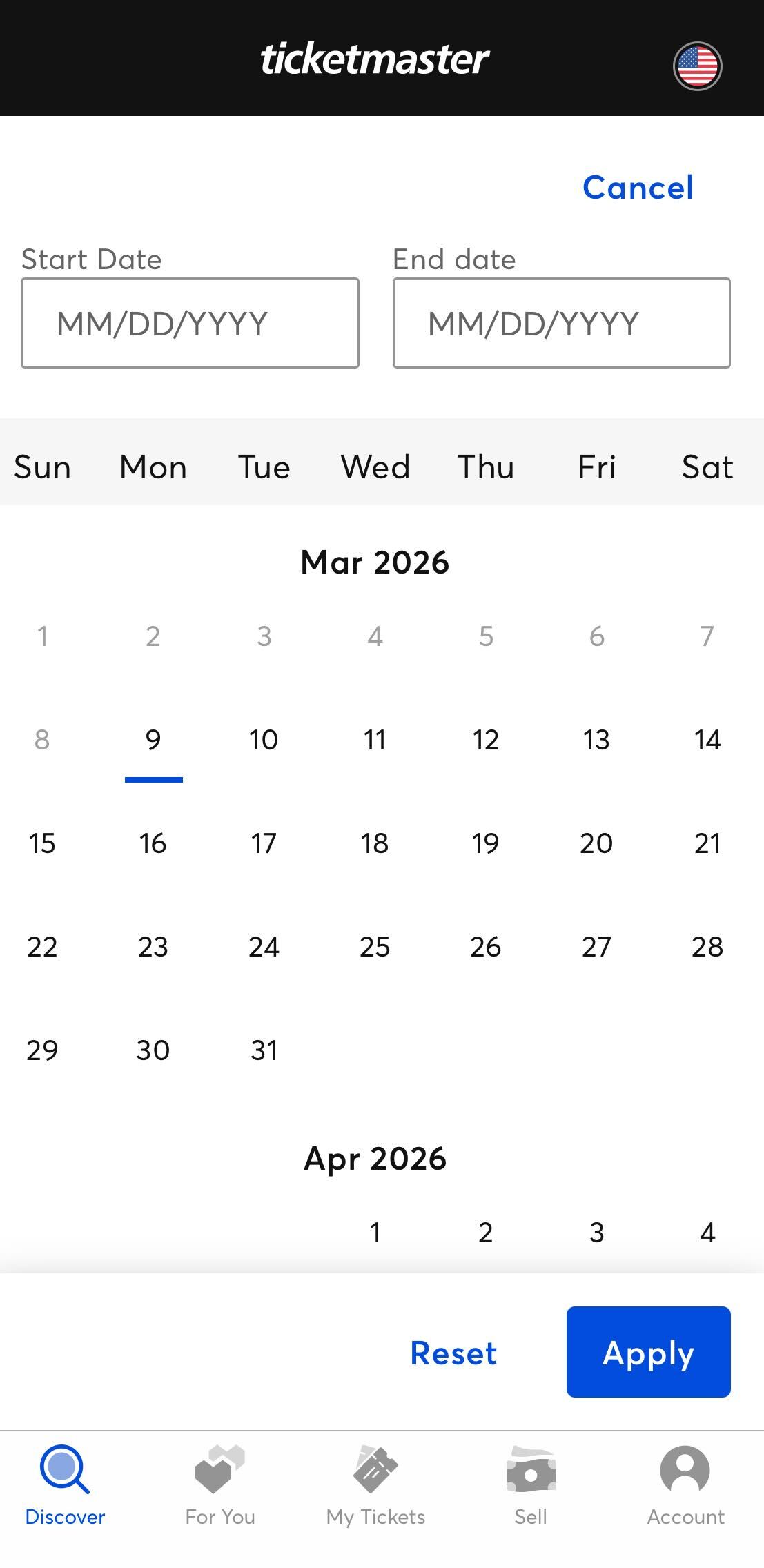 How do I search for an event - app date filter US-EN.jpg